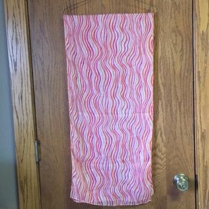 Coral Pink versatile swimsuit coverup or scarf